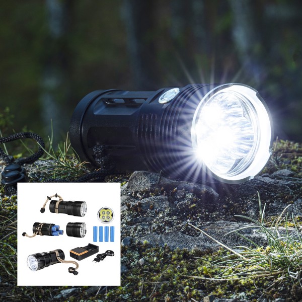 POWER LED Handlampe - kaltweiße LED - 1000lm - Outdoor-X-TREME