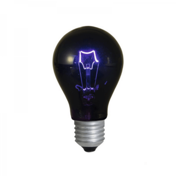 Schwarzlichtlampe A19 - Glühlampe - UV-Lampe - E27 - 75W