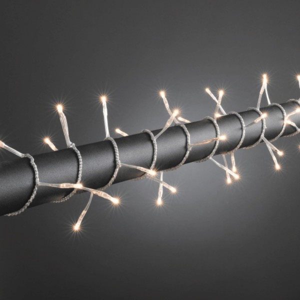 Microlichterkette - Pure - 3,95m - 80 x Warmweiß - Transparentes Kabel - Outdoor